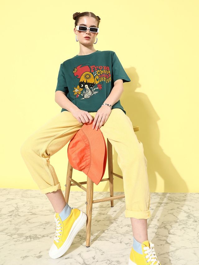 Dillinger Women's T-shirt | WMNCR265BSM | Green - L