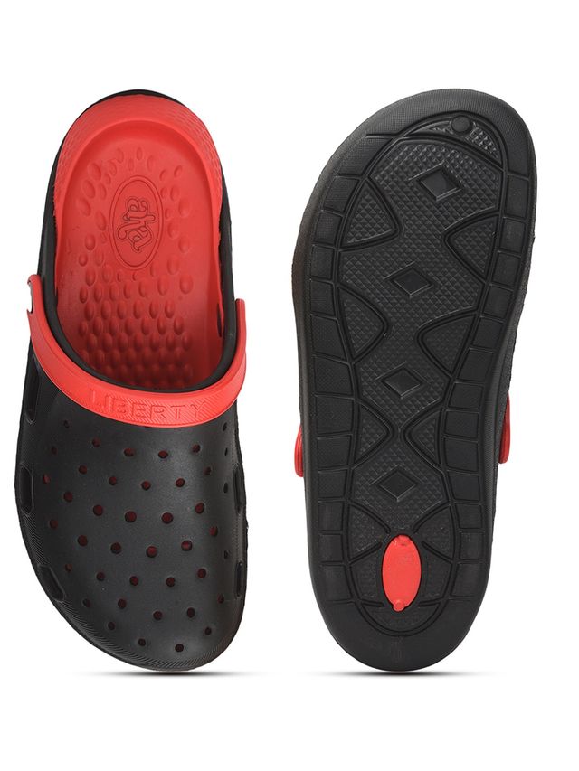 Liberty A-Ha LPMXT-800 Men's Black Sling Back Clogs - 42 UK