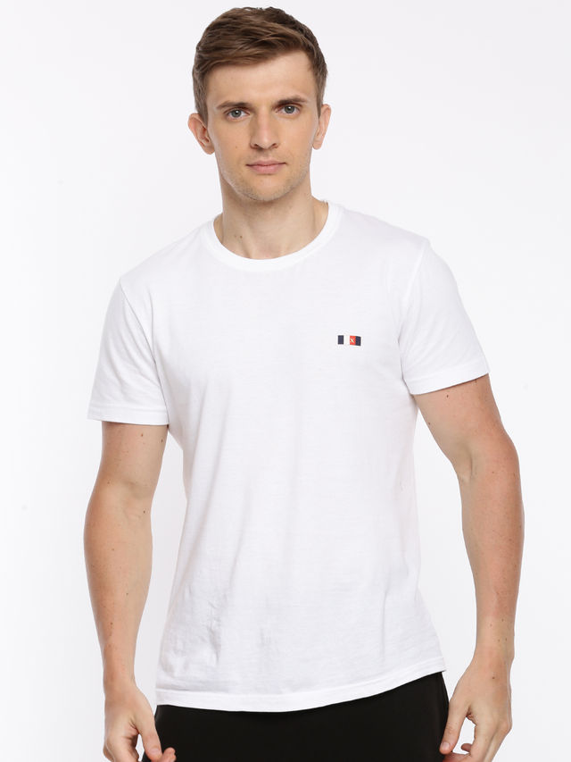ACTIMAXX Men's Ultimate Comfort Pure Cotton Round Neck T-Shirt | White - S