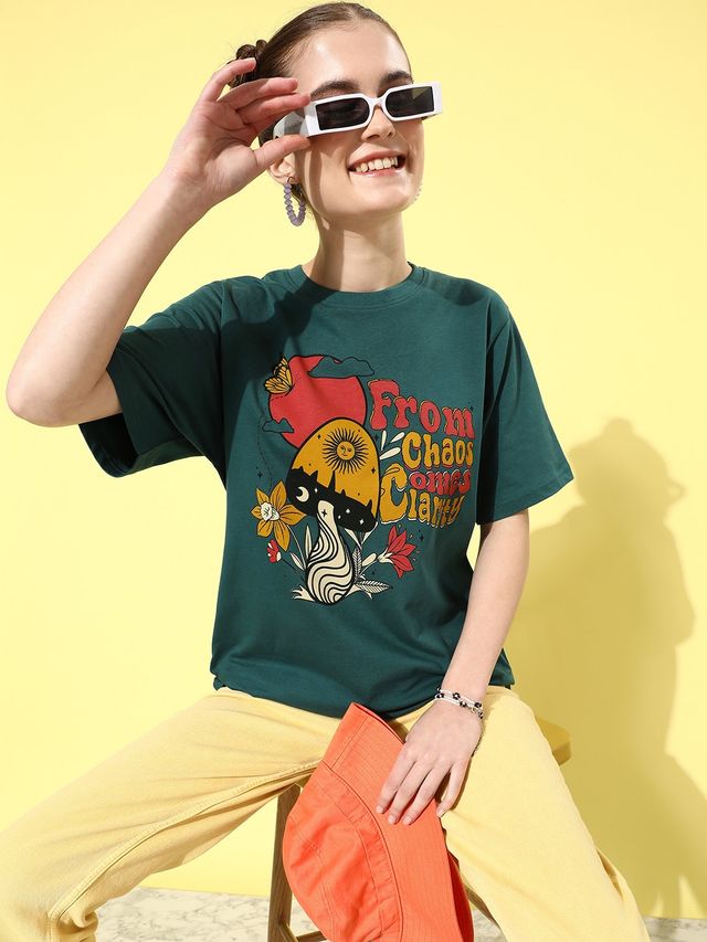 Dillinger Women's T-shirt | WMNCR265BSM | Green - L