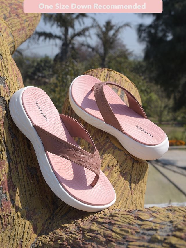 Liberty Sofia-1E Casual Slipper For Women | Peach | UK 6.5