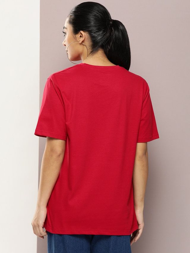 Dillinger Women's T-shirt | WMNCR482RED | Red - L