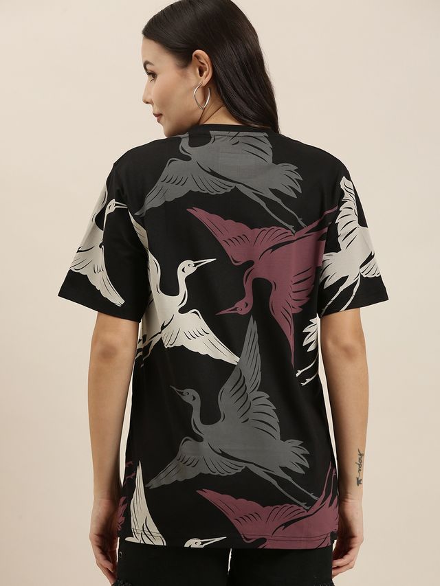 Difference of Opinion Women T-shirt - Black | Classic Fit | L