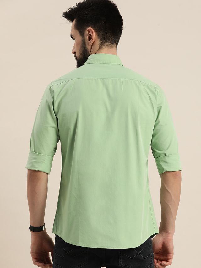 Dillinger Men's Shirt | DLMSRT001PGRN | Pista Green - L