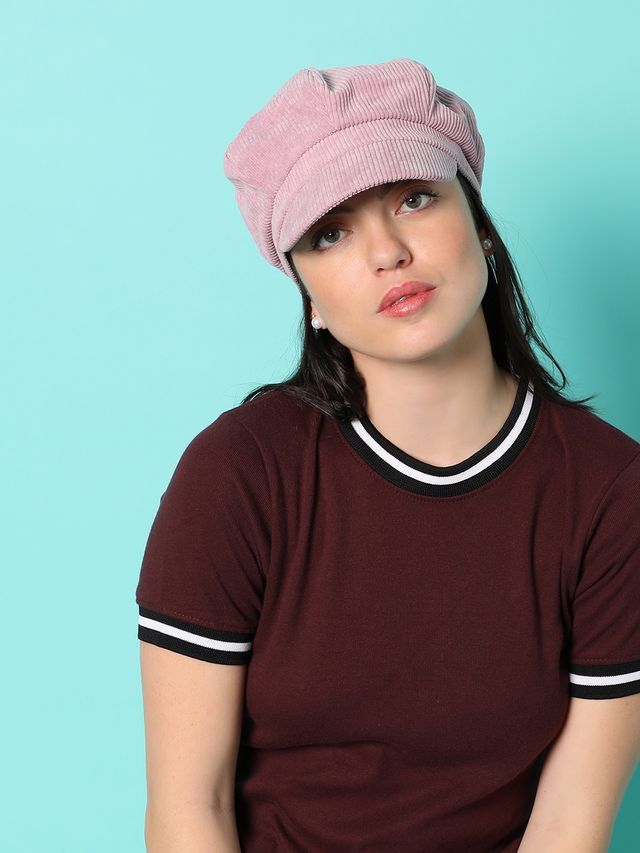 Haute Sauce Women's Vintage Corduroy Hat | Pink - One Size