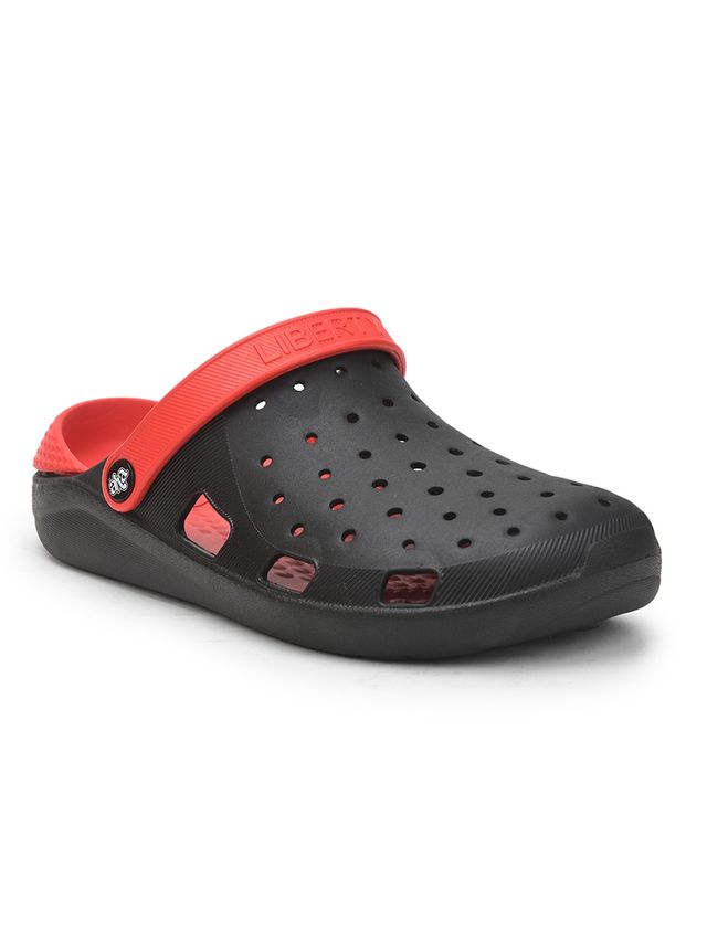 Liberty A-Ha LPMXT-800 Men's Black Sling Back Clogs - 42 UK