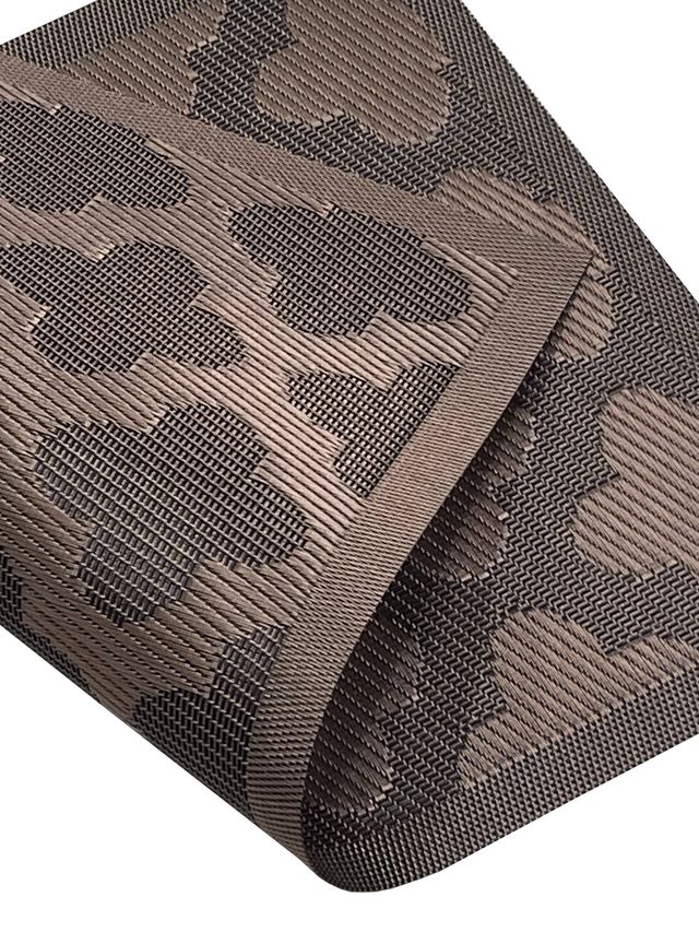 Bianca Premium Woven Pvc Placemat For Dining Table 6pc 12 x 18 Set | Alpine-Mocha