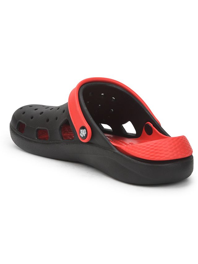 Liberty A-Ha LPMXT-800 Men's Black Sling Back Clogs - 42 UK