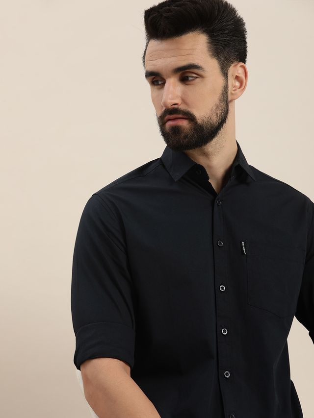 Dillinger Men's Shirt | DLMSRT001NVY | Navy Blue - L