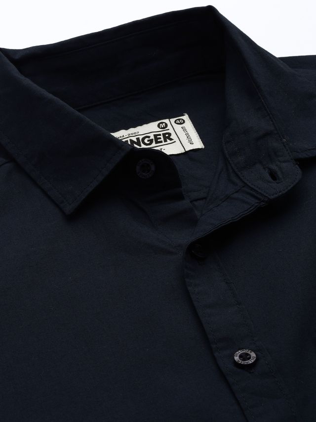 Dillinger Men's Shirt | DLMSRT001NVY | Navy Blue - L