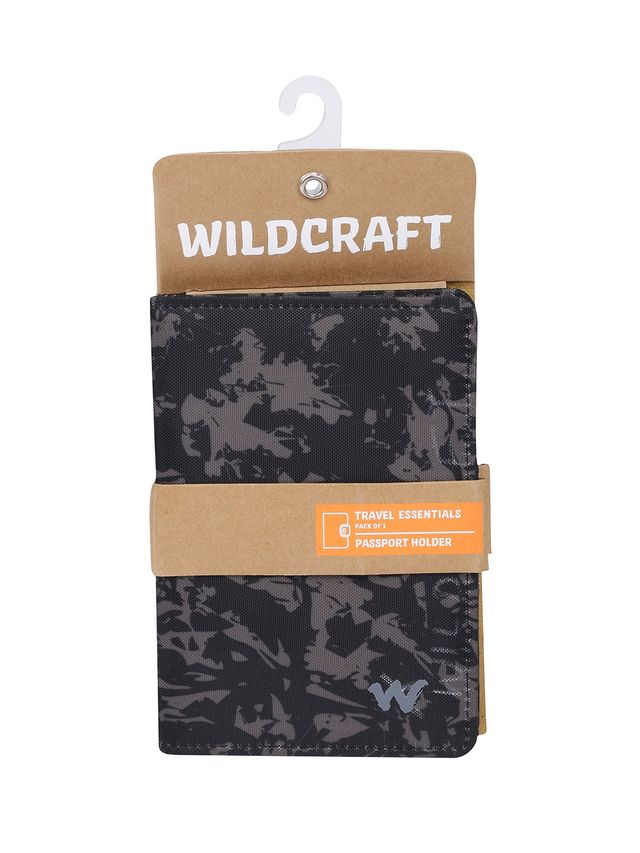 Wildcraft Unisex Camouflage Polyester Passport Holder | Camo - Free Size