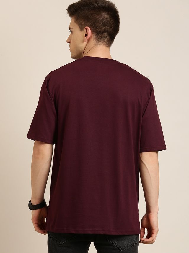 Dillinger Men's Oversized T-shirts | DLMOV125WINE | Wine - S