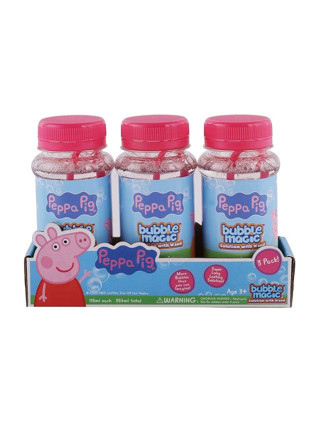 Bubble Magic 118 Ml Solution With Wand - Peppa Pig