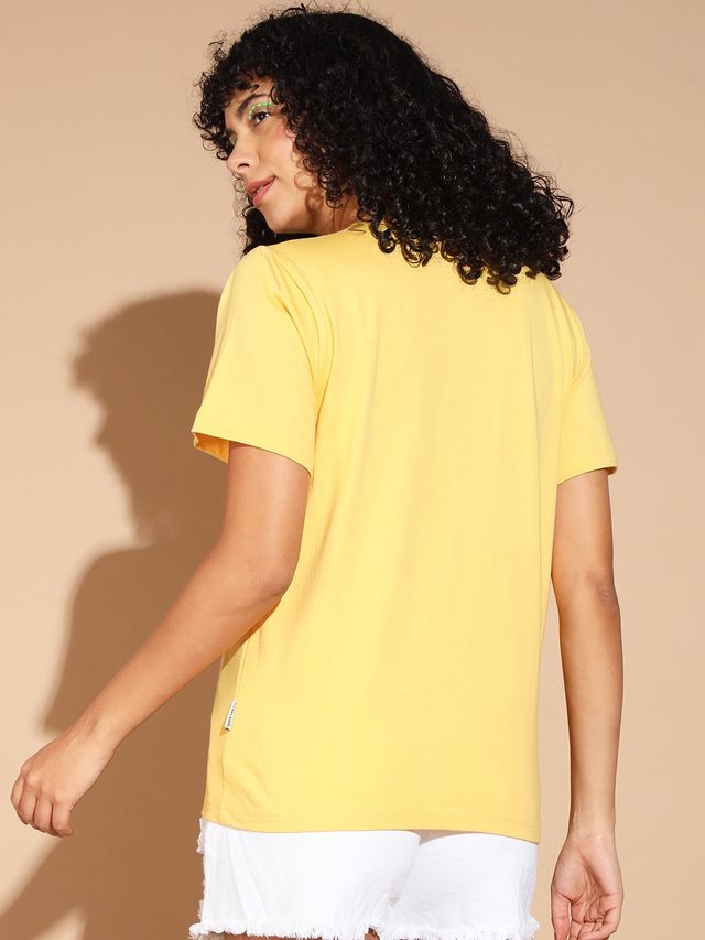 The Dry State Women's Cornsilk T-shirts Yellow WTSH | M