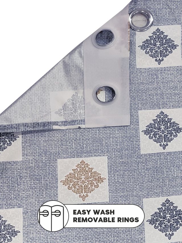Bianca Polyester Eyelet Curtain - 7 ft