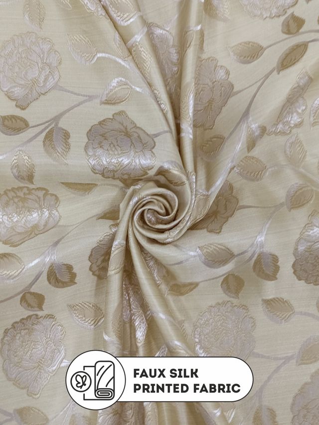 Bianca Jacquard Room Darkening Eyelet Curtain - 7 ft