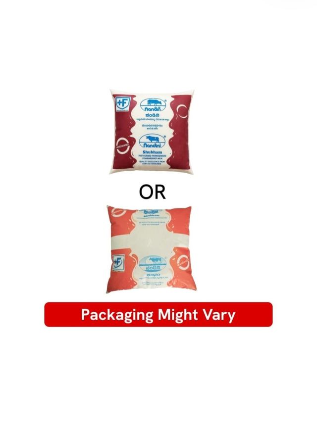 Nandini Standardised Fresh Milk (Pouch Orange)(1pc) & Cucumber Green(1pc) Combo