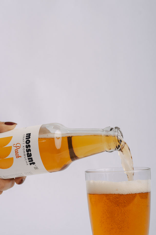 Mossant Peach Kombucha