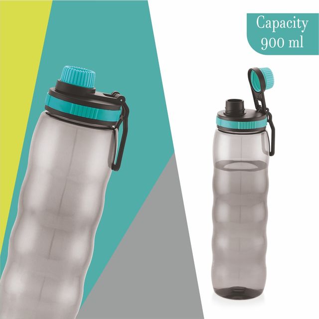 Mastercook Plastic PP 1206 Pet Gripper Bottle | Orange - 900 ml