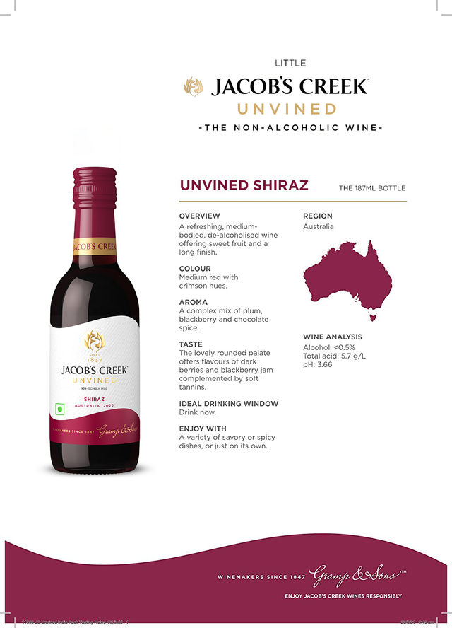 Jacob's Creek Red Grape Non Alcoholic Drink
