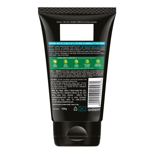 Garnier Men Oil Clear Face Wash