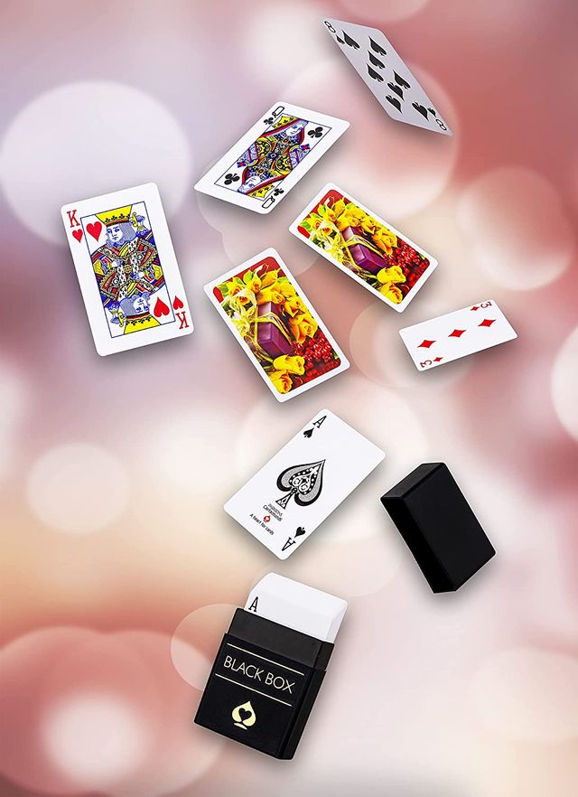 Parksons Cartamundi Plastic Playing Cards Black Box Premium