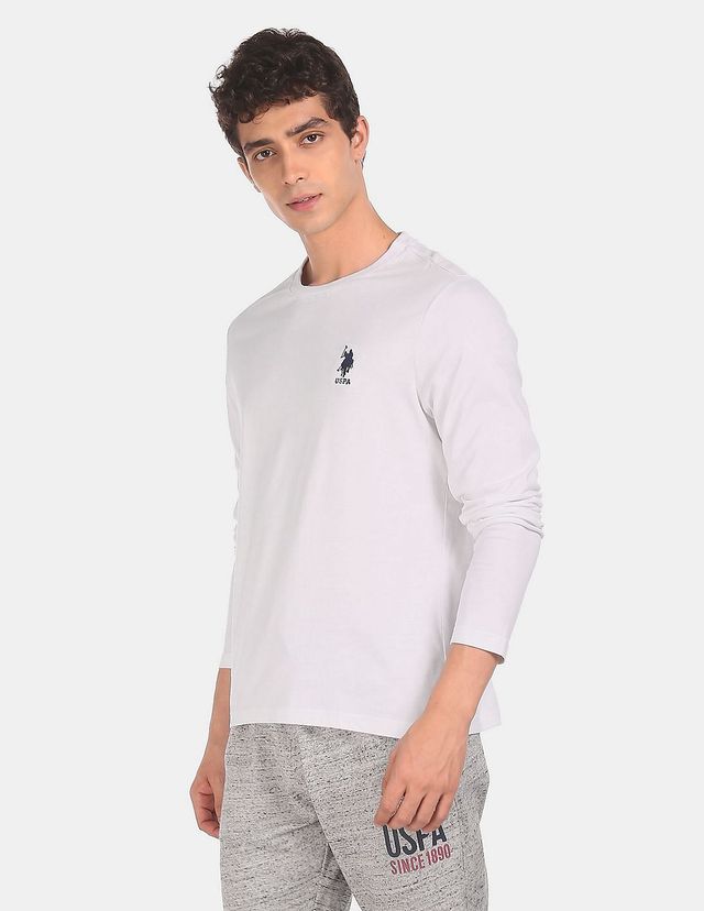 U.S. Polo Assn. Men's Solid T-shirt | White - S
