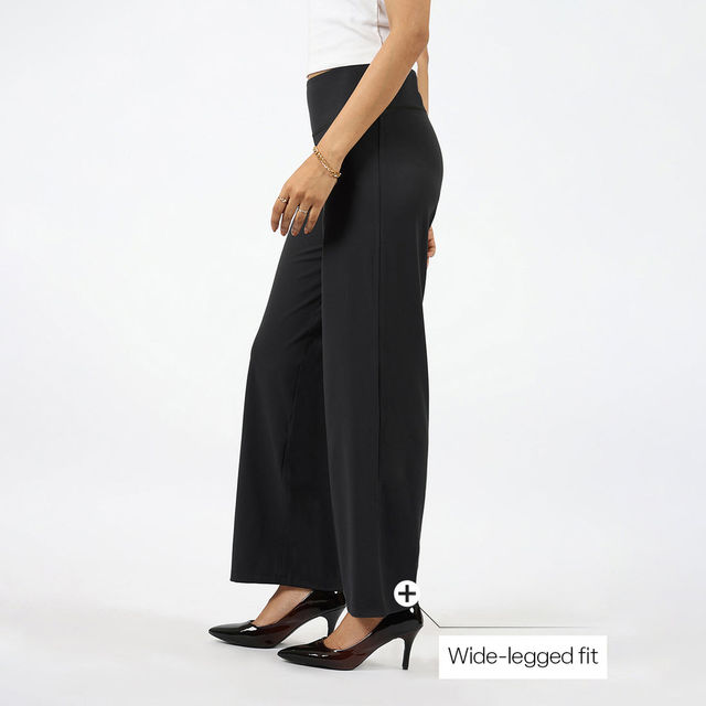 Blissclub Women's Ultimate Wide Legged Pants - Lite Black | M
