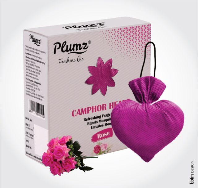Plumz ZepPure Camphor Pocket - Rose 60 g Combo