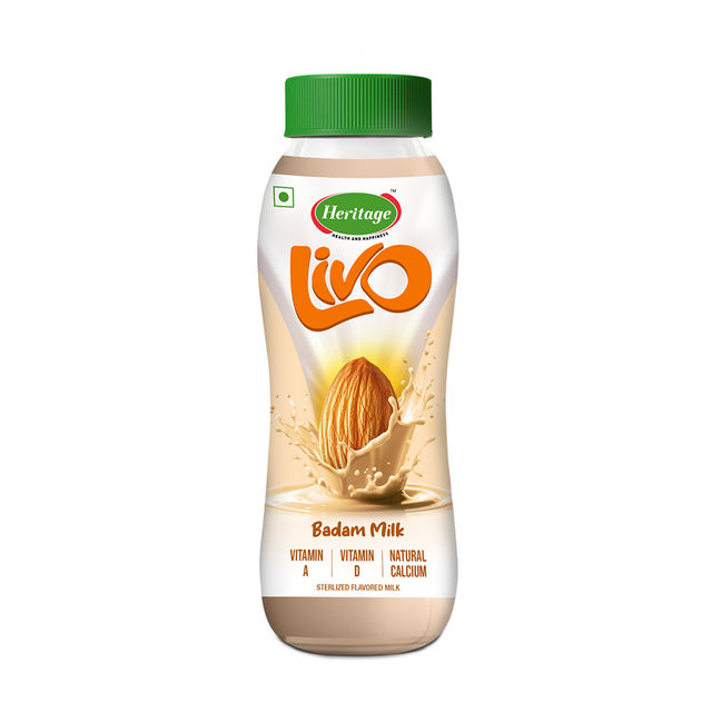Heritage Livo Badam Flavoured Milk