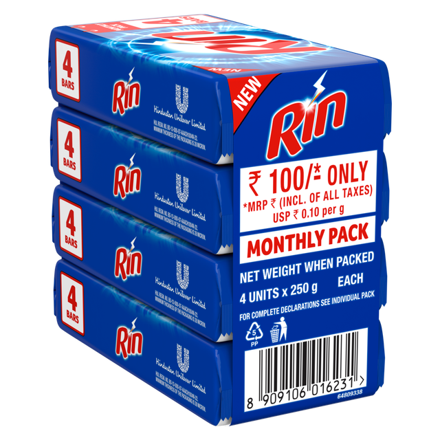 Rin Detergent Bar 1 kg Combo
