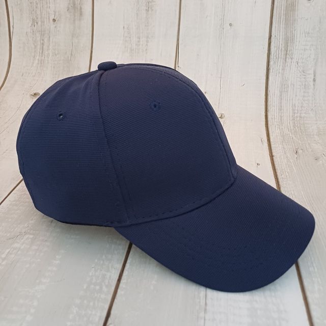 Gullak Unisex Solid Cotton Cap | Navy Blue - Free Size