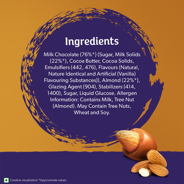 Cadbury Dairy Milk Bites - Chocolate Almond 54 g Combo