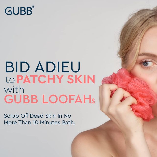 GUBB Luxe Sponge Round Loofah - Arctic