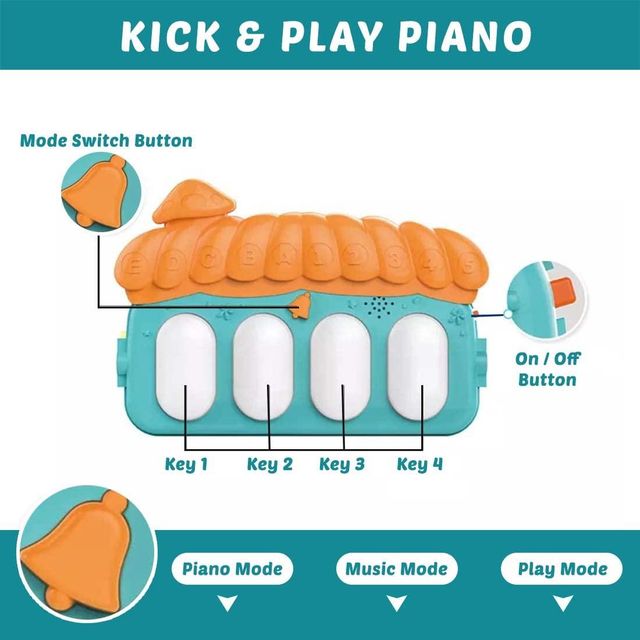 Wembley Lifestyle and Fun Play Gym For Kids | Multicolour | 0 - 6 years