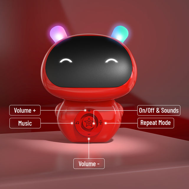 Mirana Mr Robot Talkback Toy-Red