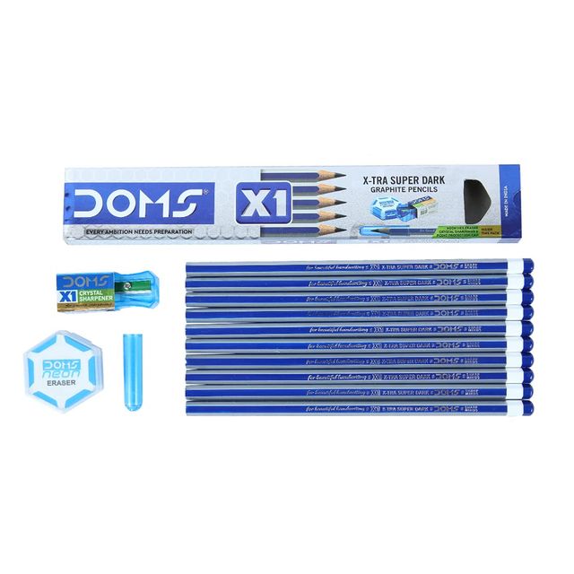 Doms X1 Pencil 10 pc Combo