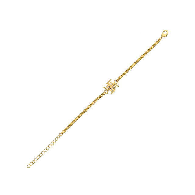 Voylla Swastik Bracelet Style Rakhi - Spiritual Charm