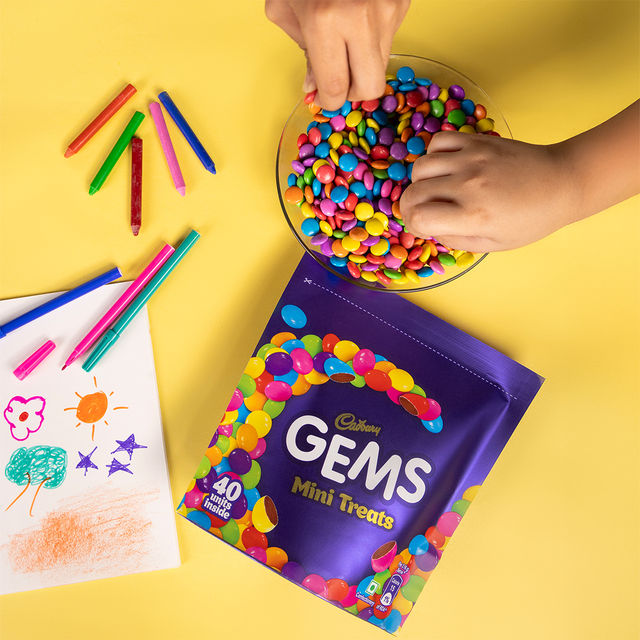Cadbury Gems Chocolate Home Treats Pack 126 g Combo