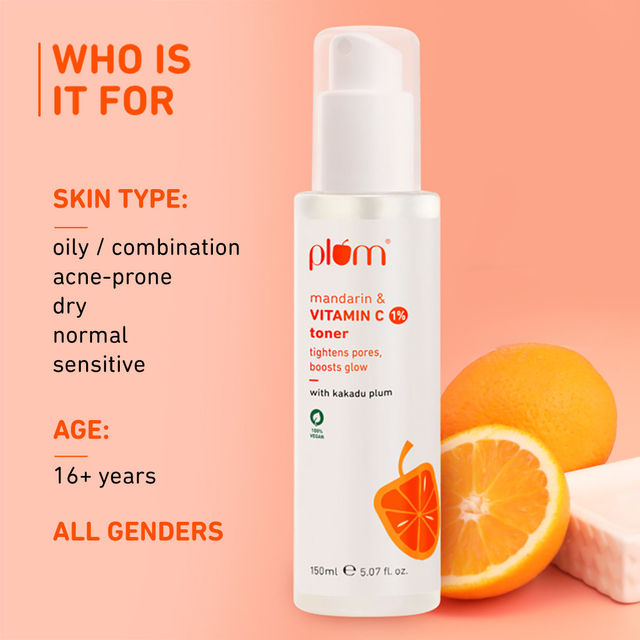 Plum 1% Vitamin C Toner with Mandarin & Kakadu Plum