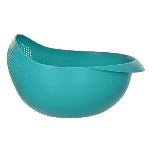 Cutting Edge Food Strainer & Colander | Washing Basket | Big | Sea Green