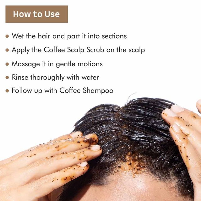mCaffeine Naked & Raw Coffee Scalp Scrub