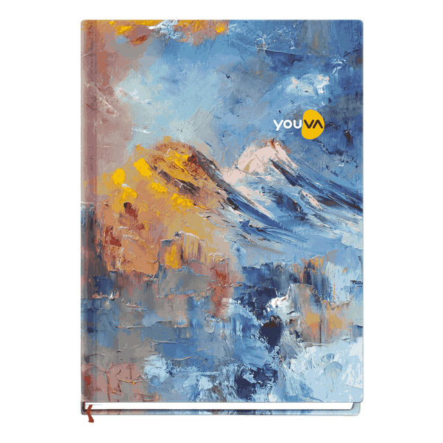 Navneet Youva Case Bound Notebook Jumbo Single Line 384 page - Assorted Design