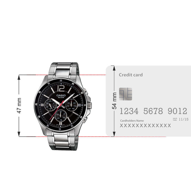 Buy Casio Men's Enticer Analog Black Dial Watch | MTP-1374D-1AVDF