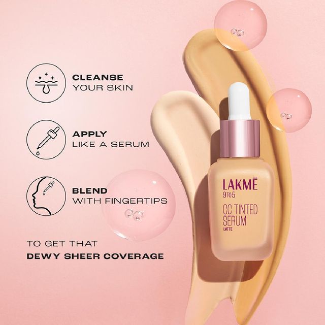 Lakme Cc Tinted Serum With 2% Hyaluronic Acid - Creme