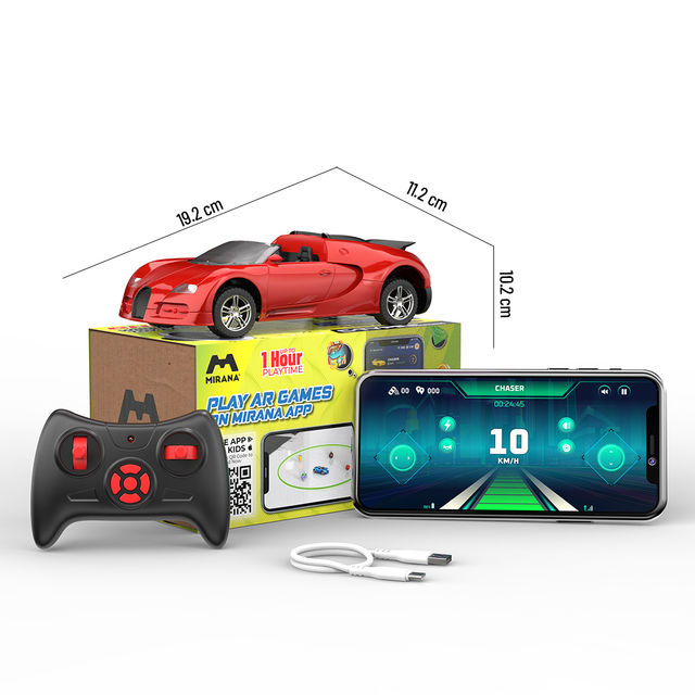 Mirana Chaser Model A Remote App car with bluetooth speaker (Blue)