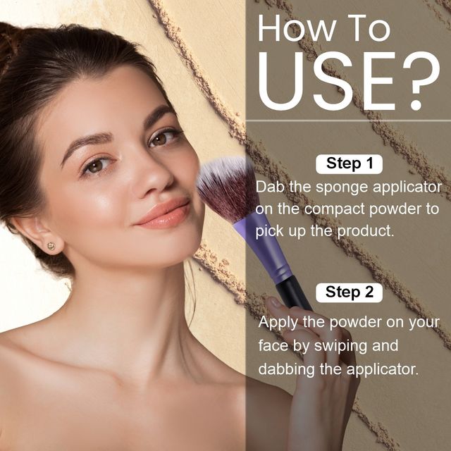 Mattlook Perfect Look Compact Powder With 2 in 1 Oil Control & Longlasting Formula | Fair-01