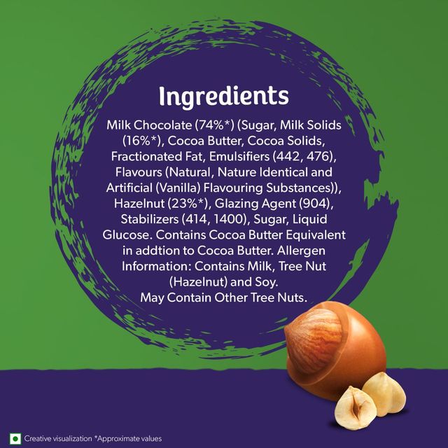 Cadbury Dairy Milk Bites- Chocolate Hazelnut 54 g Combo