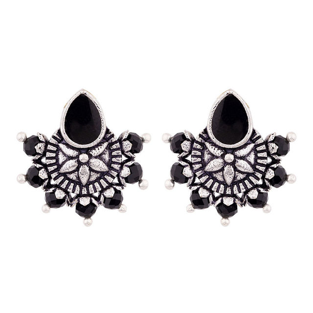 Voylla Nayantara Petals Motif Stud Earrings