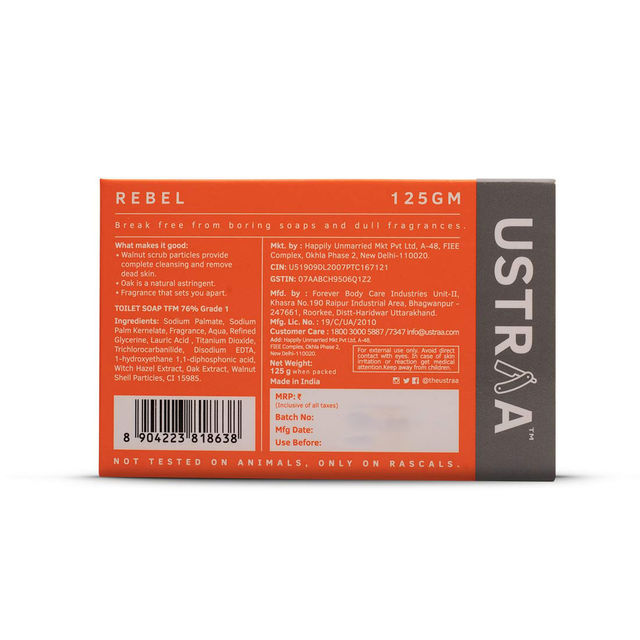 USTRAA Rebel - Cologne Soap with Oak & Walnut